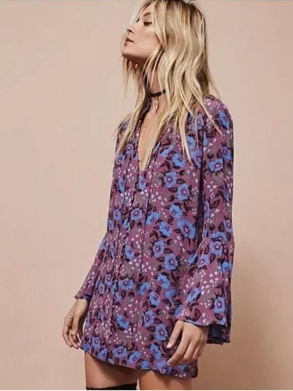 Free People Magic Mystery Tunic Dress Size Small Fairycore Whimsigoth